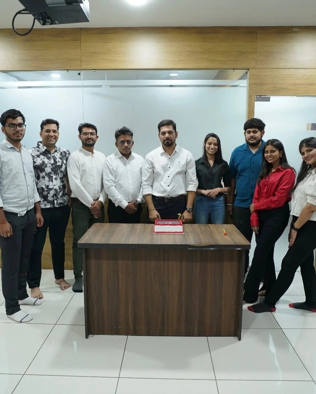 Digital Big Bull team celebrating 7 years